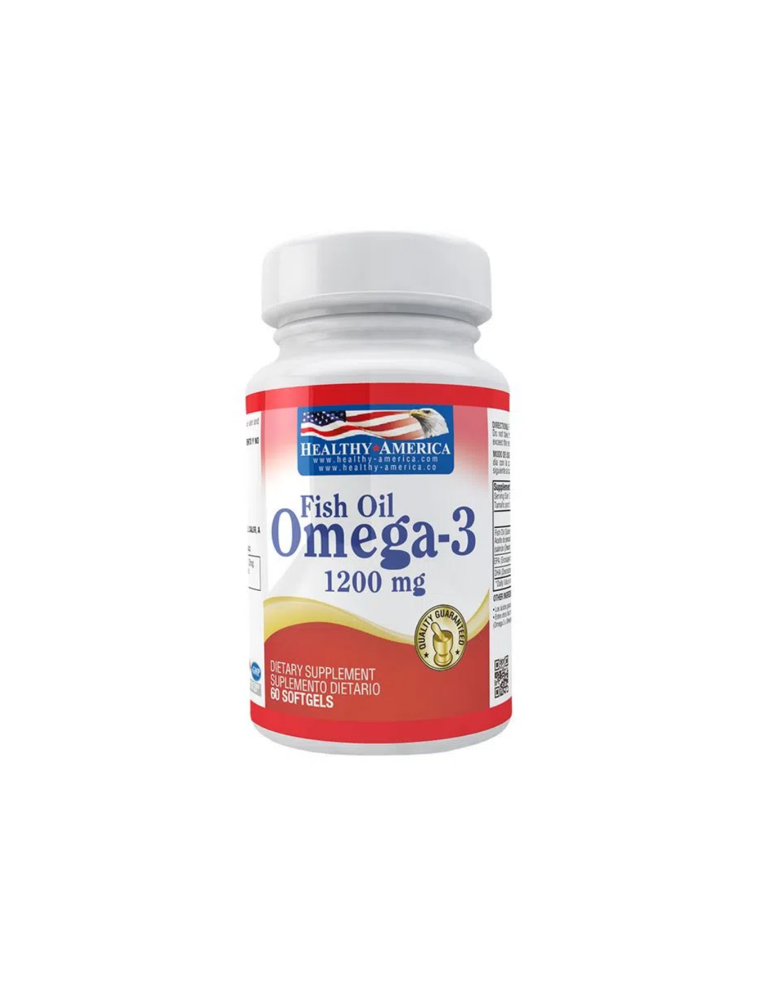 OMEGA 3 FISH OIL 1200MG X100CAP HEALTHY AMERICA